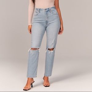 Abercrombie & Fitch 90s Straight Ankle Jeans
